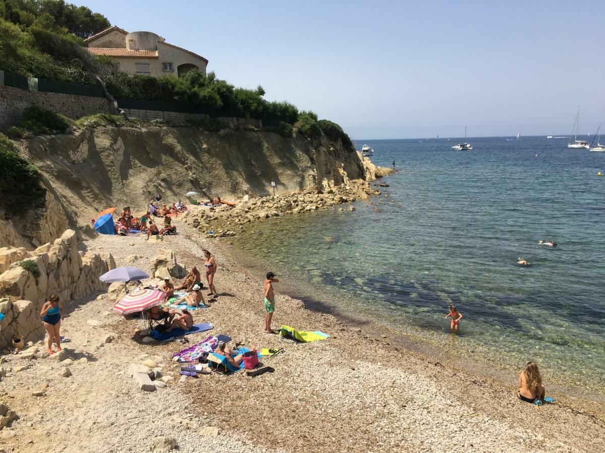 T2 Rez De Jardin 300M Plage De Beaucours Sanary Sur Mer 외부 사진