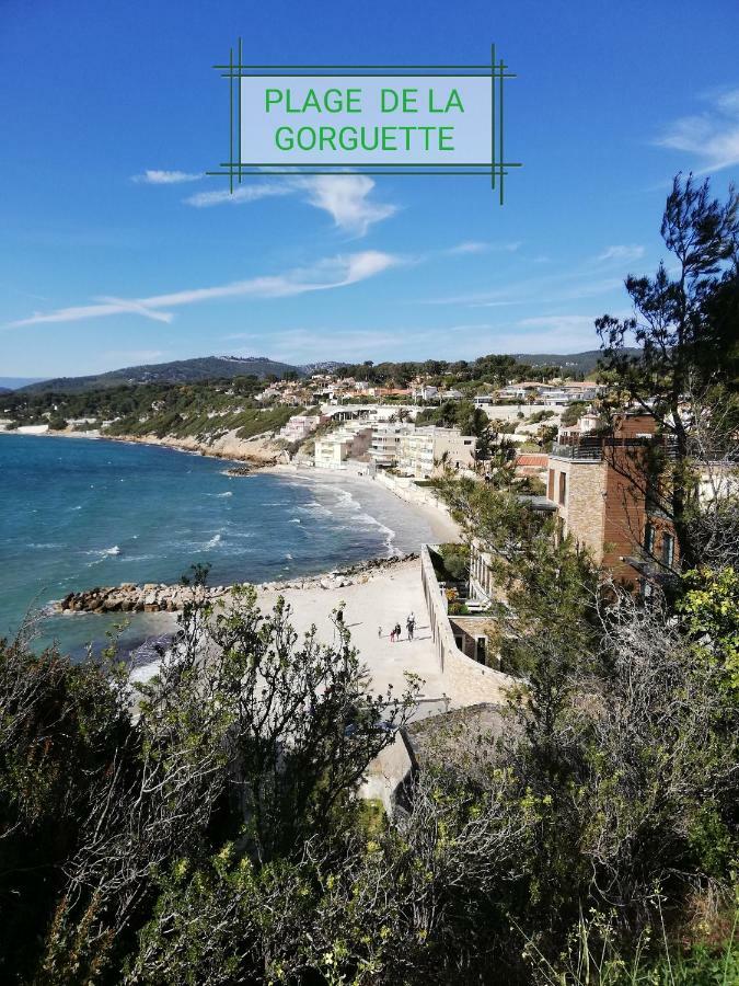 T2 Rez De Jardin 300M Plage De Beaucours Sanary Sur Mer 외부 사진